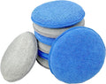8-Pack 5" Microfiber Wax Applicator Pads & Professional Car Wax Applicator, Foam Polishing Pads for Car Fine Polishing & Cleaning