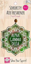 Alpha Gamma Delta - Mandala Air Freshener - 2/Pack