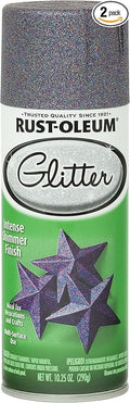 Rust-Oleum 278073-2PK Specialty Glitter Spray, Purple, 2 Piece