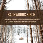 Arotags Dog Wooden Car Air Freshener - Long Lasting Backwoods Birch Scent Diffuses for 365+ Days - Includes Paw Print Hanging Mirror Diffuser and Fragrance Oil - 100% American Made