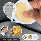Mini Pet Hair Detailer, Pet Hair Remover for Carpet Couch Bedding Sofa, Car Interior Auto Detailing Supplies, Dog Cat Fur Reusable Brush for Furniture