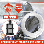 RIDGE WASHER Downstream Injector for Pressure Washer, Chemical Power Washer Injector kit, 10 Feet Soap Tubing with High Pressures Soap Injectors, 3/8’’ Quick Connect, 5-8 GPM