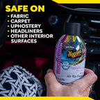 Meguiar's Car Air Refresher Odor Fighting Mist,Tropical Rainforest, Long-Lasting Car Freshener Fights Strong & Unwanted Smells Renewing Interiors with a Luxurious & Refreshing Scent, 2 oz Aerosol