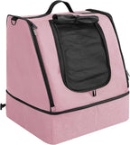 apollo walker Portable Cat Travel Litter Box with Zipped Waterproof Bag,No Collapse with Hard Base Insert at Bottom, No Leakage, No Smell, Easy to Carry, Easy to Use in Hotels