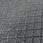 Universal Rear Seat Protector – All-Season Breathable Car Bench Cover with Non-Slip Base,3D Diamond-Pattern Fabric, Fits Most Sedans, SUVs, Vans & Trucks（Gray）