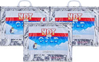 Superio Hot and Cold Insulated Bags for Food Delivery, Grocery Shopping Bags, Food Storage for Hot and Frozen Food for Travel, Disposable Cooler Bag, Reinforced Thermal Lunch Bag (3, 15.5"x13")