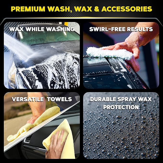 Meguiar's G55163 Premium Wash & Hybrid Ceramic Wax Kit