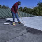 Flex Seal Liquid, Rubber Coating Sealant, Waterproof, Flexible, Breathable, and UV Resistant, Roof Repair, Basements, RV, Campers, Trailers, Marine, EPDM, Masonry, White, 1 Gallon