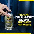 Meguiar’s Car Air Refresher Odor Fighting Mist,Ultimate, Long-Lasting Car Air Freshener Fights Strong and Unwanted Vehicle Smells while Refreshing Interiors with a Refreshing Scent, 2 oz Aerosol