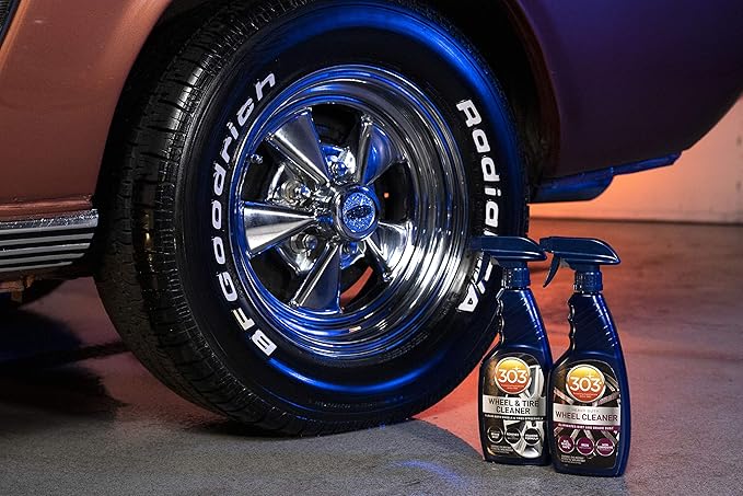 303 Products Wheel and Tire Cleaner - Cleans Both Wheels and Tires Effectively - Tough on Brake Dust - Removes Tire Browning - Foaming Formula, 15.5 fl. oz. (30596CSR) Packaging May Vary (Pack of 2)
