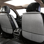Auto Newer 2PCS Luxury Breathable Car Seat Cover,Front Car Seat Protector, Fit Four Seasons of Universal Automotive Vehicle Cushion Cover, Compatible with 90% Cars,SUV,Trucks (Gray,Front Seats)