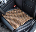 Natural Wood Beaded Seat Cover Pad Mat Comfy Cool Summer Massage Seat Cushion (Square) Medium Size for Car, Sedan,SUV Office Chair