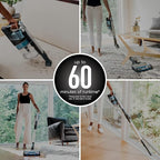 Shark Vertex Cordless Stick Vacuum | Powerful Suction, 60min Runtime, No Hair Wrap | HEPA Filter, XL Dust Cup, DuoClean PowerFins, MultiFLEX Wand | Crevice Tool & Pet Multi-Tool | Silver | IZ464H
