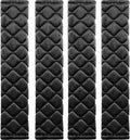 4 Pack Universal Car Seat Belt Pads, Adult Seat Belt Shoulder Strap Covers Harness Pad for Car/Bag,Soft Comfort Helps Protect You Neck Shoulder from The Seat Belt Rubbing（Black）