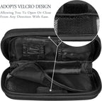 SHBC Insulin Cooler Travel Case for Diabetic Organize Medication Insulated Cooling Bag with 2 Ice Packs Black