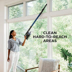 Shark Cordless Vacuum Cleaner with HEPA Filter, Lightweight, Portable, Rechargeable, Powerful Pet Hair Pickup, Removable Handheld, Crevice Tool, Dusting Brush, 50-min Runtime, Blue, IZ363HT