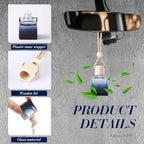 50 Pcs Black Car Air Freshener Hanging Bottle Empty Glass Diffuser Bottles Perfume Bottle Refillable Car Air Freshener Pendant Aromatherapy Fragrance Vials Bottles Ornament(Cube)