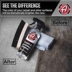 Adam's Polishes Carpet & Upholstery Cleaner - Powerful Car Carpet Cleaner for Auto Detailing, Fabric Interior Solution, Stain Remover Spray for Seat, Floor Mats (128 fl. oz (Gallon))