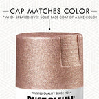 Rust-Oleum 344697-6PK Specialty Glitter Spray Paint, 10.25 Oz, Rose Gold, (Pack of 6)