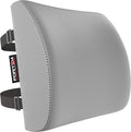 FORTEM Lumbar Support Pillow for Office Chair, Lumbar Support Pillow for Car, Back Rest for Gaming, Memory Foam Pillow, Desk Chair Cushion, Breathable & Washable Cover, Adjustable Straps