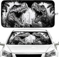 Dinosaur Car Windshield Sun Shade Foldable Sunshade Front Window Cover Sun Visor Protector Accessories (59x27.5 inches)