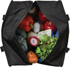 PackIt Freezable Grocery Tote, with EcoFreeze Technology, Foldable, Reusable, Zip Closure, Dual Handles