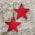 Air Flair | Leather Car Air Freshener | Double Star (Red, Butt Naked Scent)