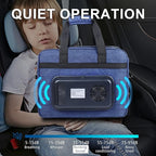 26 Quarts 12 Volt Portable Iceless Car Electric Cooler Bag USB 25L AC/DC Cool and Heat Thermal Plug in Fridge Compatible Mini Cooler Warmer Refrigerator for Vehicles Truckers