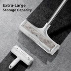 ACE2ACE A3 Pro Carpet Roller for Pet Hair, Carpet Pet Hair Removal Tool, Reusable Large Lint Rollers, 5 Feet Long Handle No Bending No Kneeling, Cat Dog Hair Remover for Carpet, Rugs, Mats, Grey