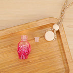 Skull Car Air Freshener, Hanging Refillable Diffuser Bottles for Essential Oils, Perfume Pendant for Auto Interior Decor & Aromatherapy (6Pcs Rose Red)