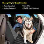 Meadowlark Dog Car Seat Cover with Mesh Window, Heavy Duty Pet Seat Cover for Back Seat, Extra Padded Non-Slip Dog Hammock, Water-Resistant Back Seat Protector for Cars Trucks and SUVs (64" W x 60" L)