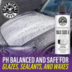 Chemical Guys CWS/1010/64 Maxi-Suds II Foaming Car Wash Soap (Works with Foam Cannons, Foam Guns or Bucket Washes) Safe for Cars, Trucks, Motorcycles, RVs & More, 64 fl. Oz (Half Gallon), Grape Scent