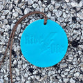 Air Flair | Leather Car Air Freshener | Ride or Die (Turquoise, 1) Leather Scent