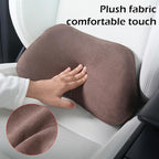 Lumbar Support Pillow for Car, Ergonomic Memory Foam Back Cushion for Driving, Seat Office Chair, Gaming Chair, Lower Back Support for Back Pain Relief, Brown, 1 Pack