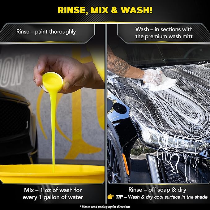 Meguiar's G55163 Premium Wash & Hybrid Ceramic Wax Kit