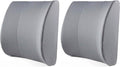 DMI Lumbar Support Pillow for Chair to Assist with Back Support with Removable Washable Cover and Firm Insert to Ease Lower Back Pain While Improving Posture, 14 x 13 x 5, Contoured Foam, Elite, Gray