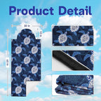 2 Pack Car Seat Towel Covers, Sweat Protector for Front Seats, Premium Thickened Microfiber with Forest Mountain Sunset Art, Breathable & Quick Dry, Slip-on Headrest Pocket for Gym, Beach, Running