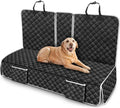 Dog Car Seat Cover Compatible with Toyota Tacoma/Chevy Colorado/Nissan Frontier/Hyundai Santa Cruz Back Seat Accessories 2000-2026, Waterproof Mid-Truck Pet Bench Backseat Covers with Non-Slip Backing