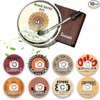 WOCOCN Customized Photo Car Air Freshener, Double-Sided Record Player Design, Unique Turntable Vinyl Shape,Meaning Gifts for Dad, Mom, Friends, Colleagues（9pcs）