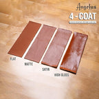 Angelus High Gloss 4-Coat Scratch-Resistant Leather Sealer – Durable, Flexible, Clear Coat Protection for Leather Shoes, Bags, Jackets & More - High Gloss Finish - 4 Fl Oz