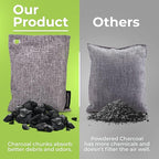 Nature Fresh Charcoal Bags Odor Absorber (Large, 12 Pack, 200g each), Reduce Odors Naturally with Bamboo Charcoal Air Purifying Bags for Car, Home, Closet, Shoe Deodorizer Eliminator Freshener Remover