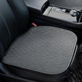 Linen Car Seat Covers for Cars - Non-Slip and Soft, 2 PCS Bottom Seat Cover Protectors with Storage Pocket, Linen Front Seat Covers Used for SUVs, Cars, Sedans (Deep Grey)