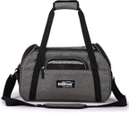 EliteField Soft Pet Carrier (3 Year Warranty, Airline Approved) Soft Sided Dog Puppy Cat Carrier Travel Bag (X-Large: 21" L x 12" W x 13" H, Charcoal Gray)