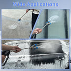 4-in-1 Turbo Nozzle Pressure Washer, 2.0 Orifice Quadruple Turbo Nozzle, 360° Rotating Turbo Nozzle with 1/4" Quick Connector, 4000 PSI