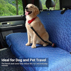 Dog Car Seat Covers for Back Seat, Heavy Duty Pet Bench Seat Covers for Trucks Waterproof Protector Back Seat Nonslip Dogs Car Seat Covers for Crew Cab/Ford F-Series/Ram 1500/Sierra/Silverado