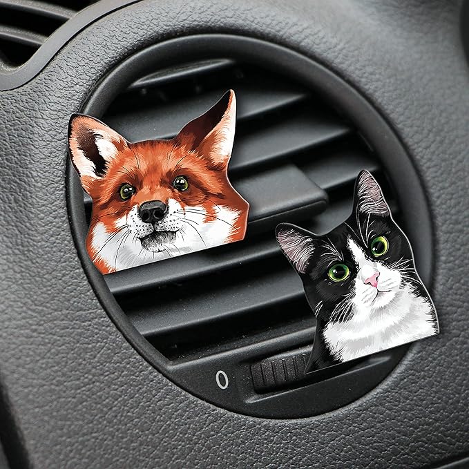 WIRESTER Fresh Scented Car Air Freshener Vent Clip, Decorative Accessories, Interior Decoration for Cars