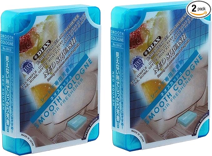 2-pack Home/office/Car/auto Smooth Cologne Neo Squash Scent Luxury Air Freshener JDM Genuine Diax Japan