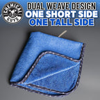 Chemical Guys Professional Grade Premium Microfiber Towels for Cars, Blue, 16" x 16", Ultra-Soft and Scratch-Free Car Detailing Cloths for Trucks, Motorcycles, and More - 12 Pack
