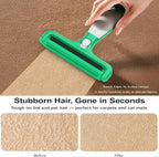 4-in-1 Pet Hair Remover & Lint Tool, Reusable Carpet Cleaner for Dog & Cat Fur - Safe for Couch, Clothes, Rugs & Car Mats - Portable Detailer with 4 Modes for Deep Cleaning & Delicate Fabrics