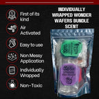 Wonder Wafers 40 Pack Car Air Fresheners- 8 Scent Bundle Variety Pack: Nu Car, Clean Car, New Leather, Wild Cherry, Black Royale, Pina Colada, Fresh 'n Clean, Baby Powder, 5 Individually Wrapped each